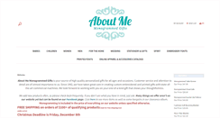 Desktop Screenshot of aboutmegifts.com